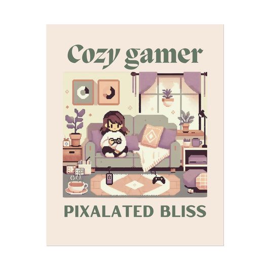 Cozy Gamer Pixalated Bliss