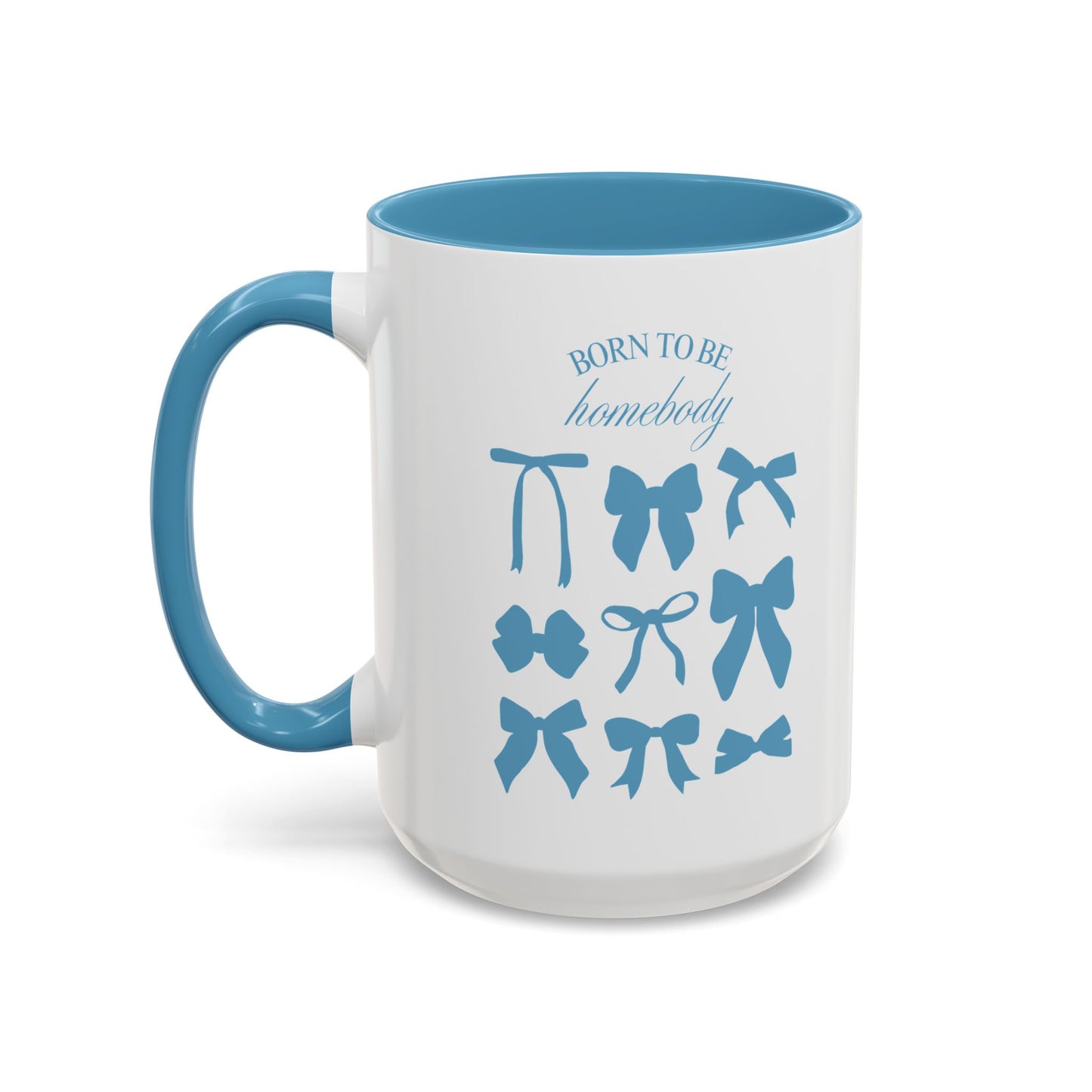 Born to Be a Homebody Mug – Blue Accent Edition