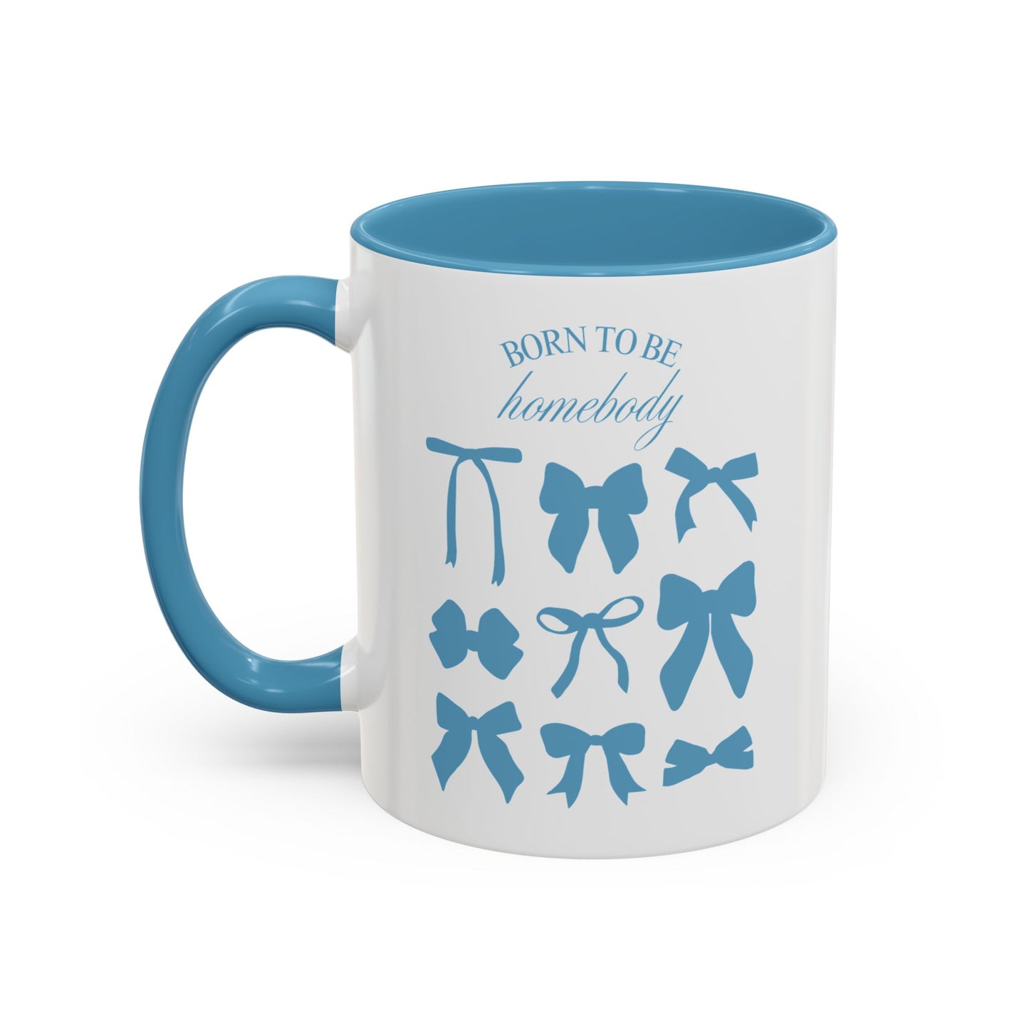 Born to Be a Homebody Mug – Blue Accent Edition