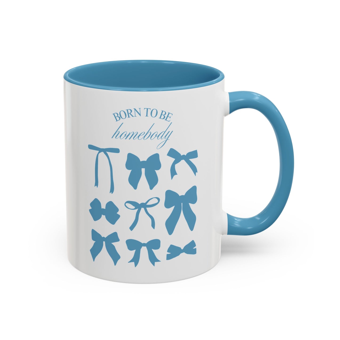 Born to Be a Homebody Mug – Blue Accent Edition