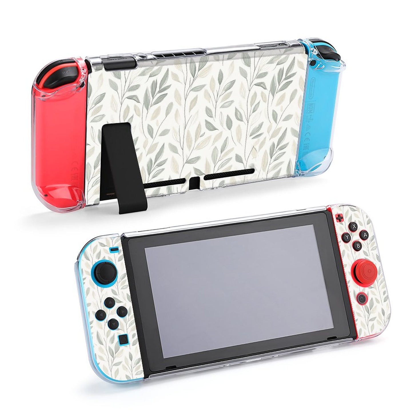 Cozy Leafs Protective Case for Nintendo Switch – 5-Piece Complete Set