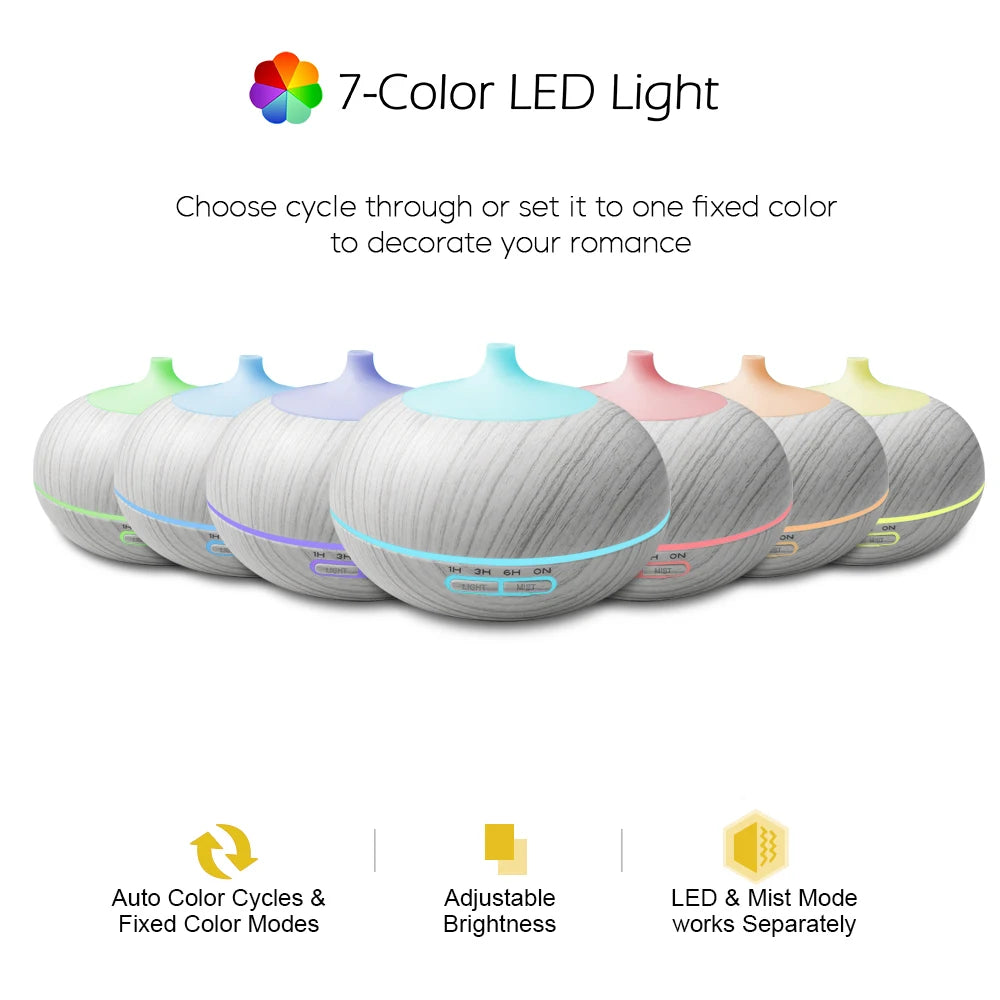 Essential Oil Air Humidifiers for home 500ml
