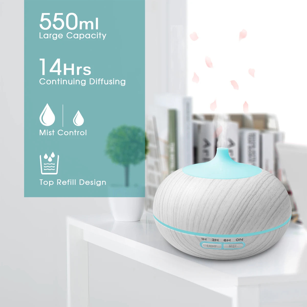 Essential Oil Air Humidifiers for home 500ml