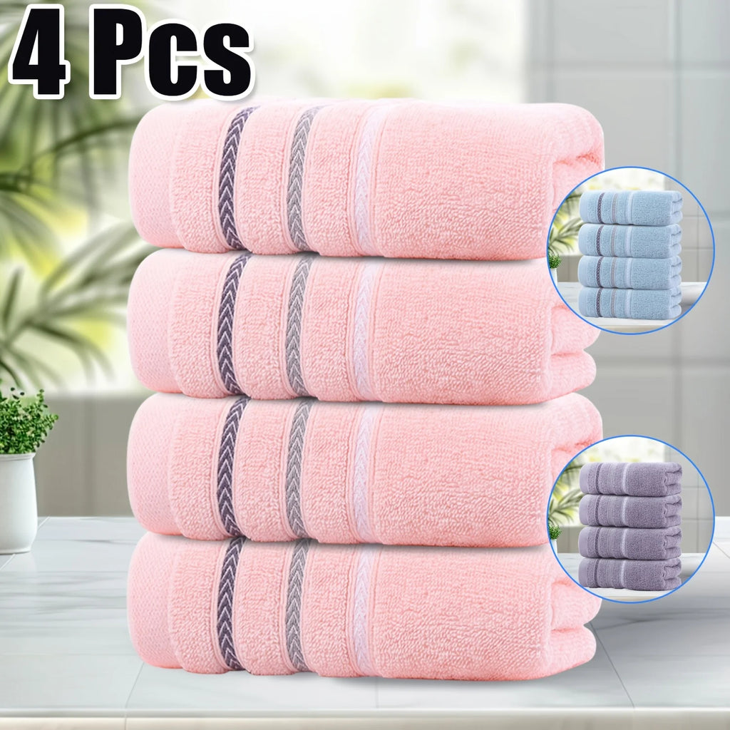 Cotton Face Towels 4 Pack