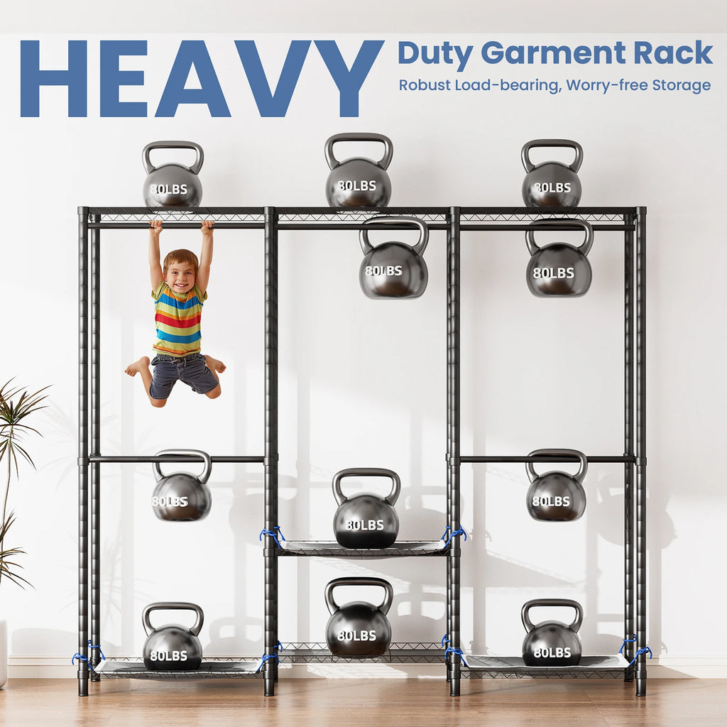 Clothes Rack Storage Organizer