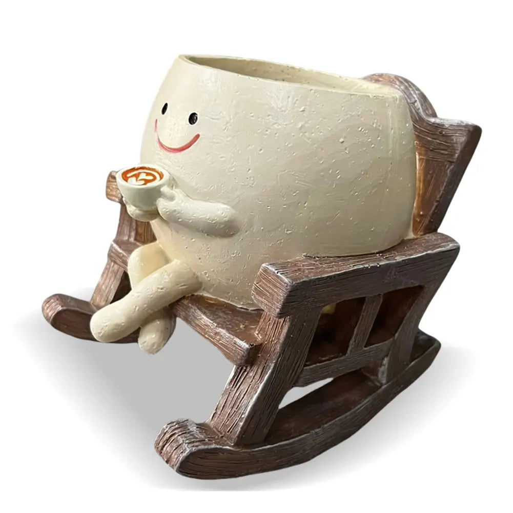 Rocking Chair/Swing Face Planter