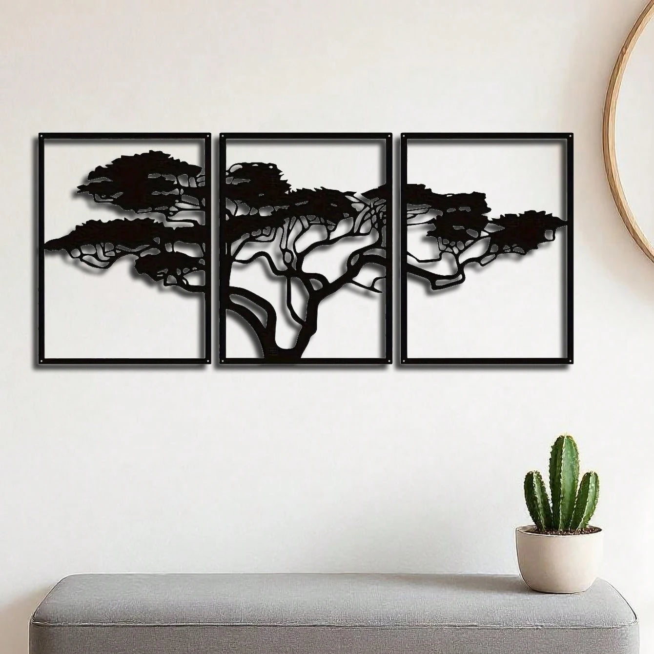 Baobab Tree Metal Wall Art