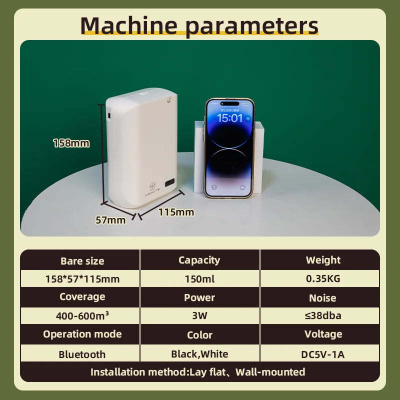 600m³ Bluetooth Aroma Diffuser