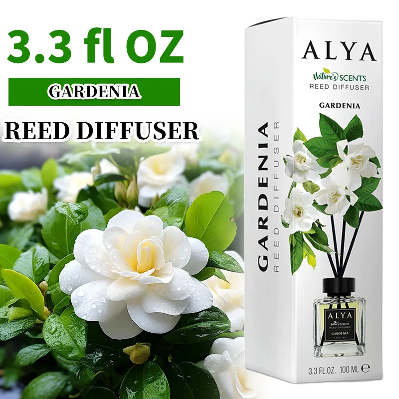 3.3oz Reed Diffuser Set with 14 Scents & 4 Incense Sticks