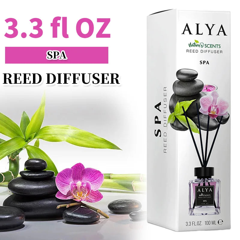 3.3oz Reed Diffuser Set with 14 Scents & 4 Incense Sticks
