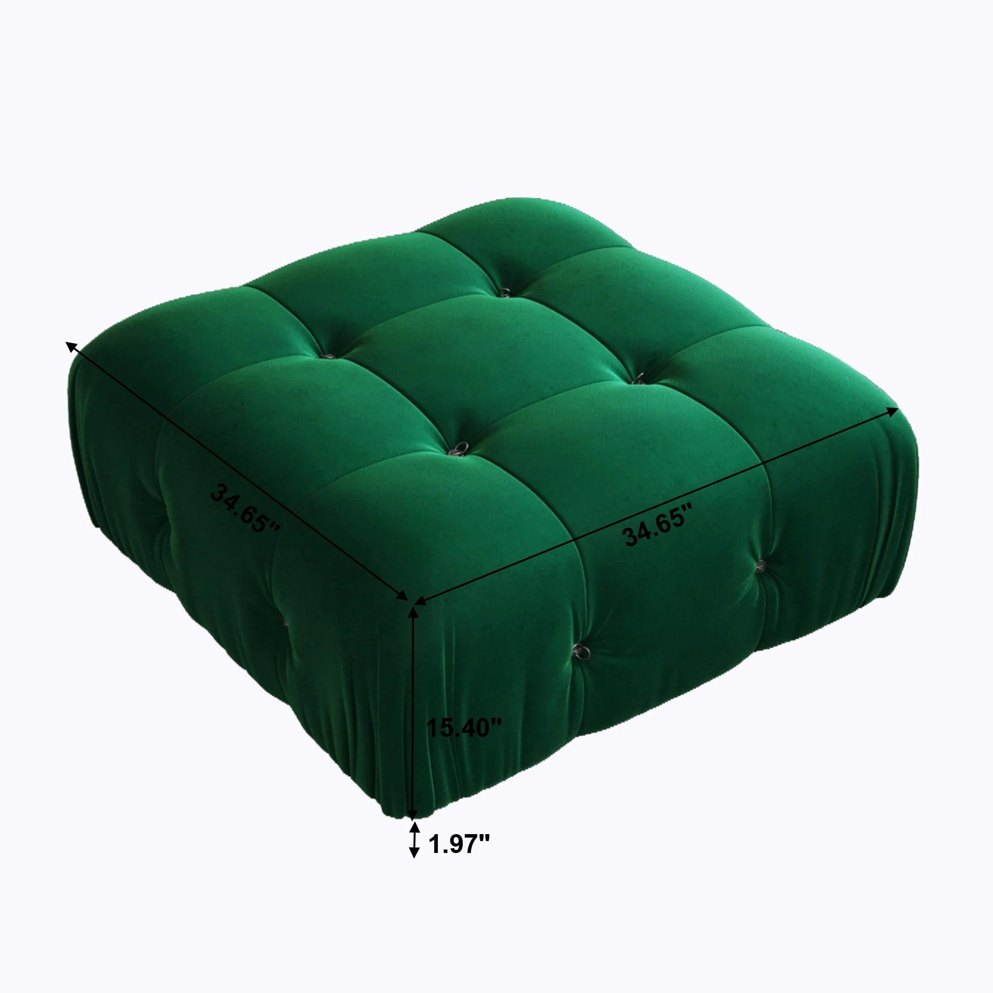 U-Shaped Minimalist Velvet Sofas