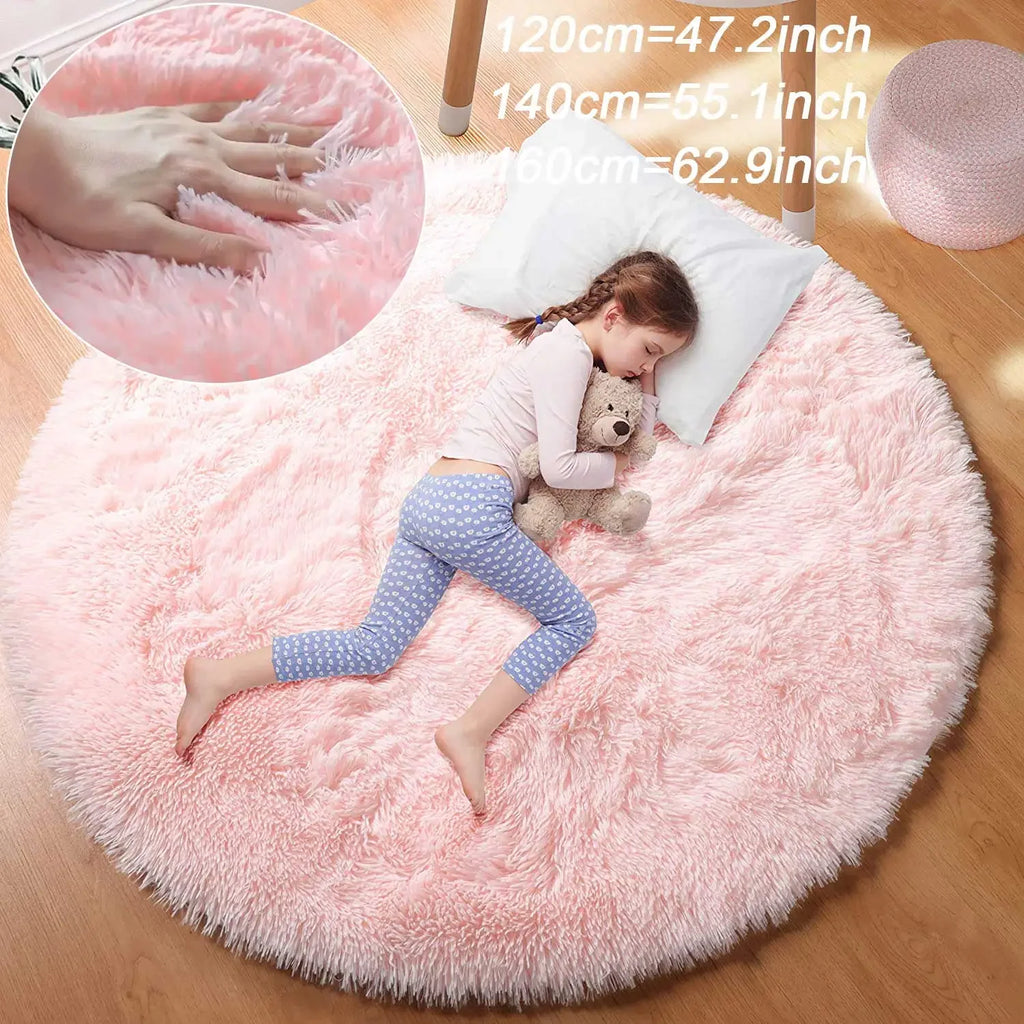 Super Soft Plush Round Rug