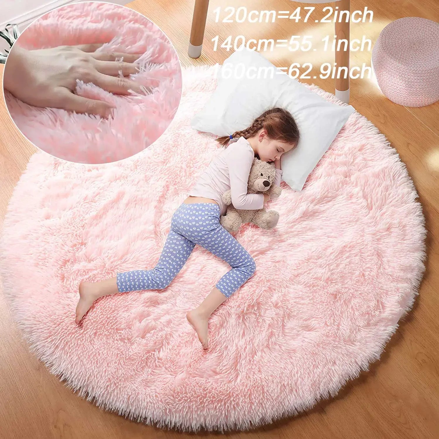 Super Soft Plush Round Rug