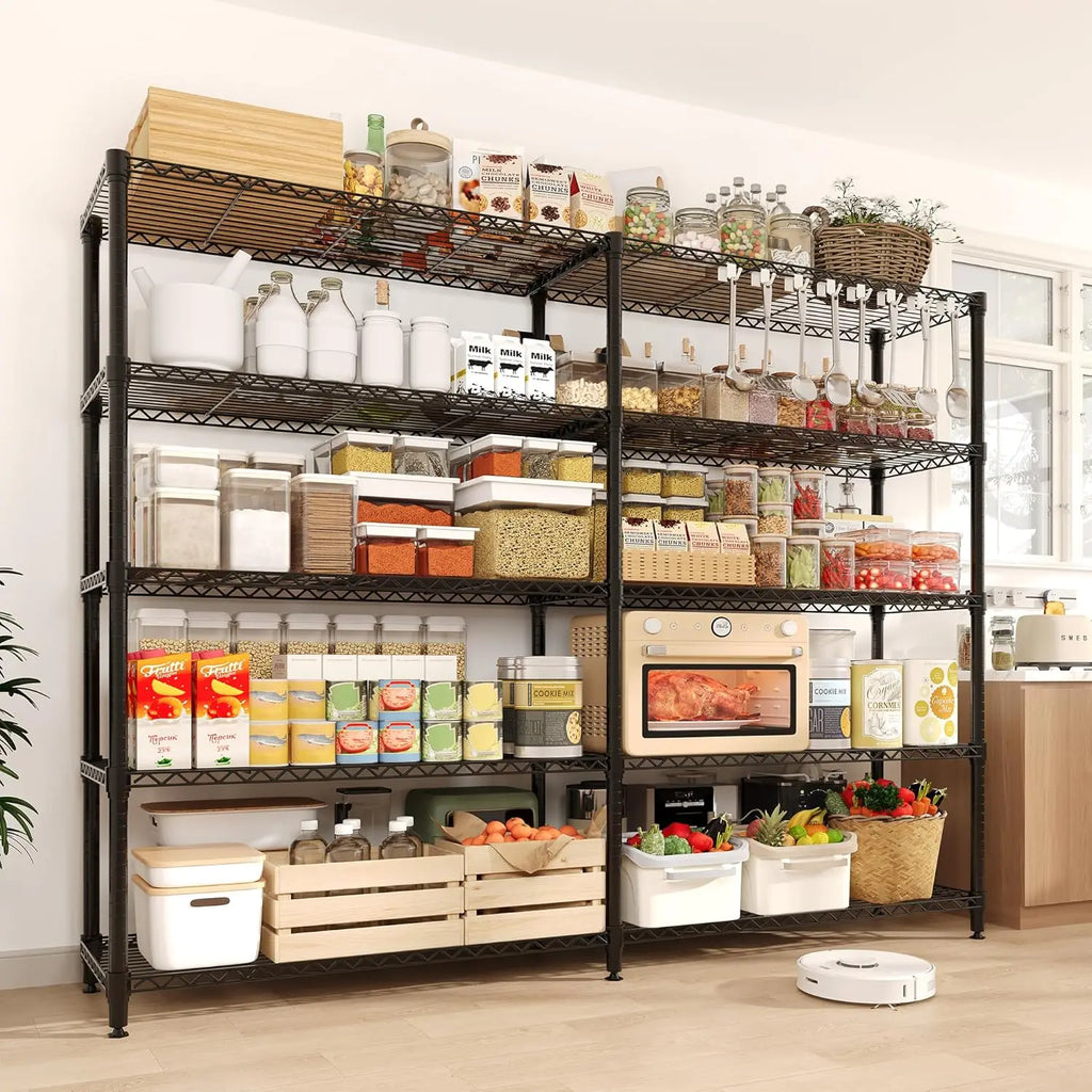Heavy Duty Storage Shelves 4/5 Tiers Metal Shelving