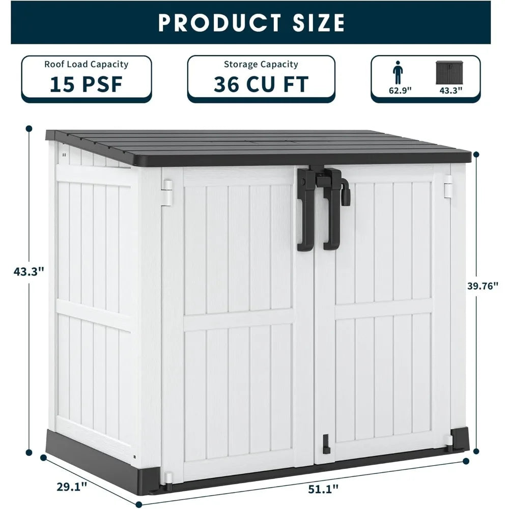 Outdoor Resin Storage Shed