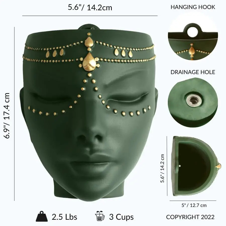 Head Planter Indoor/ Outdoor