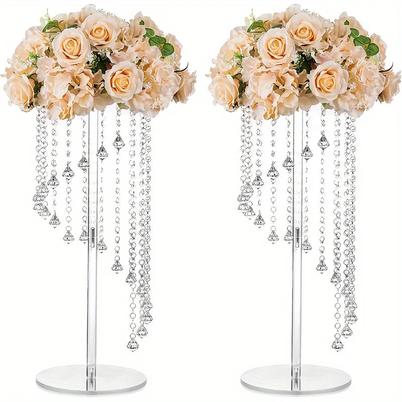 Tall Acrylic Wedding Vase
