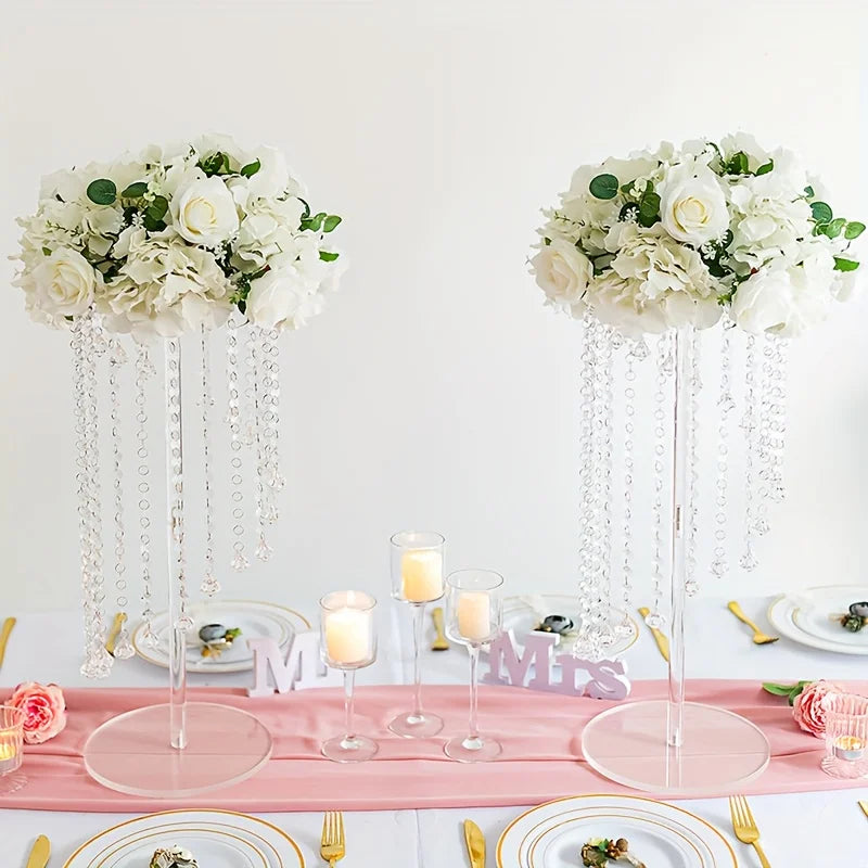 Tall Acrylic Wedding Vase
