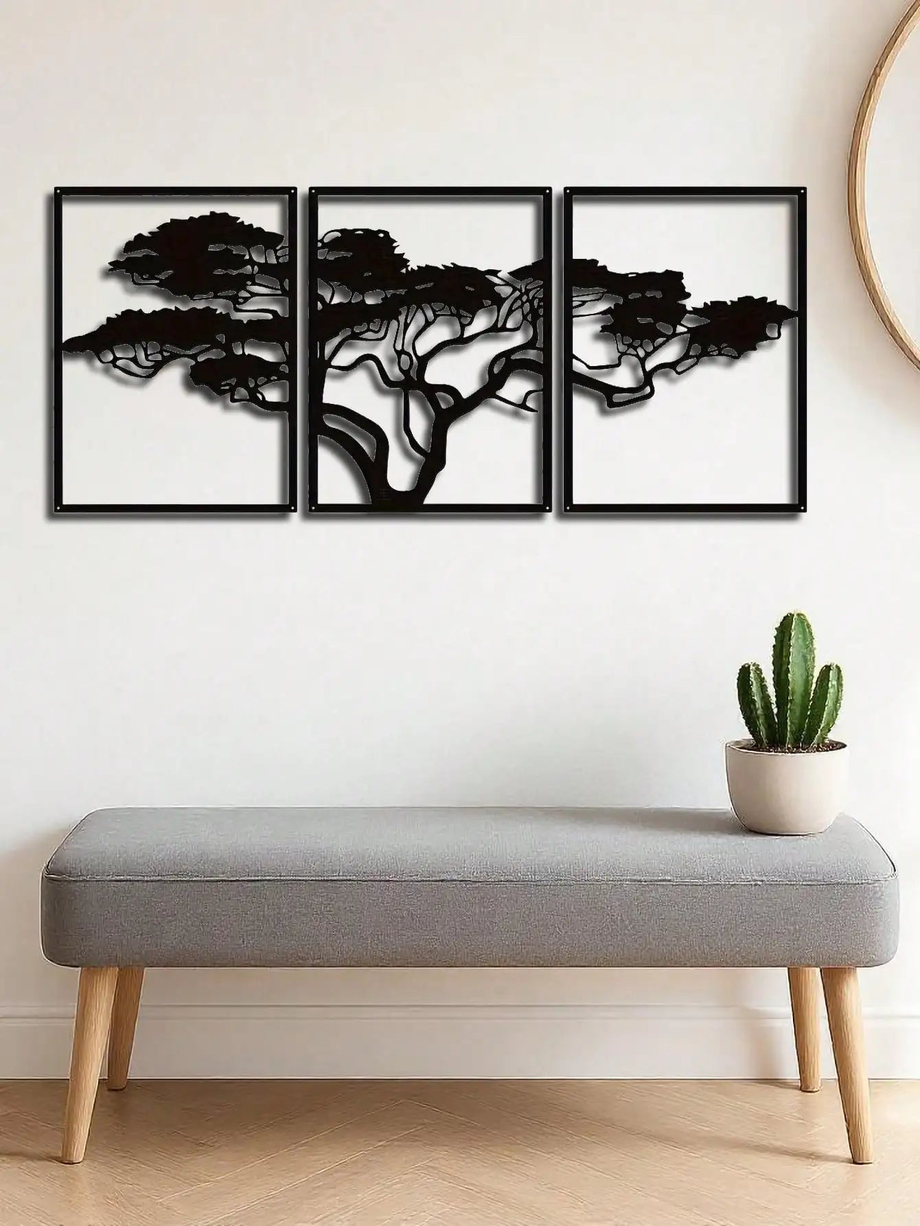 Baobab Tree Metal Wall Art