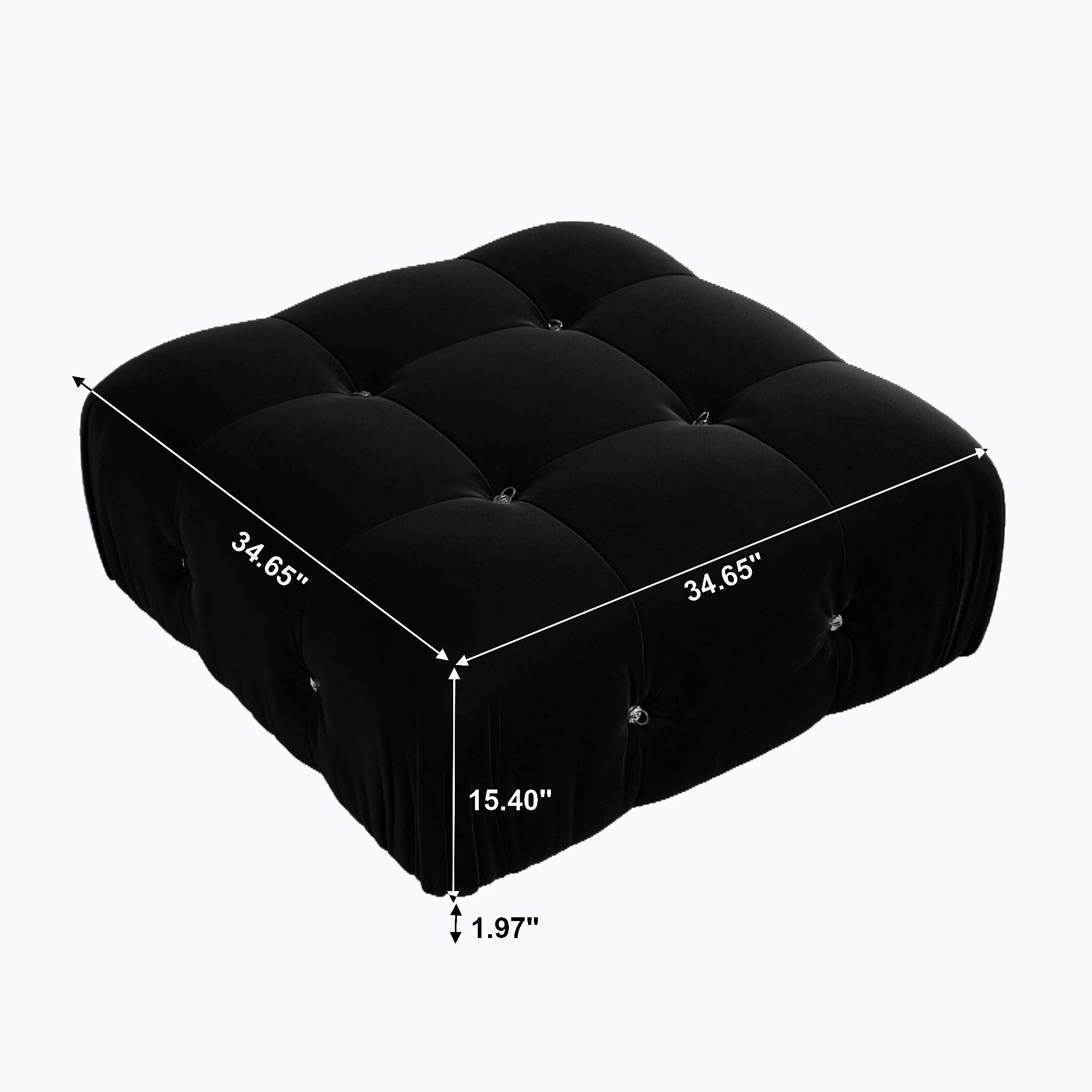 U-Shaped Minimalist Velvet Sofas