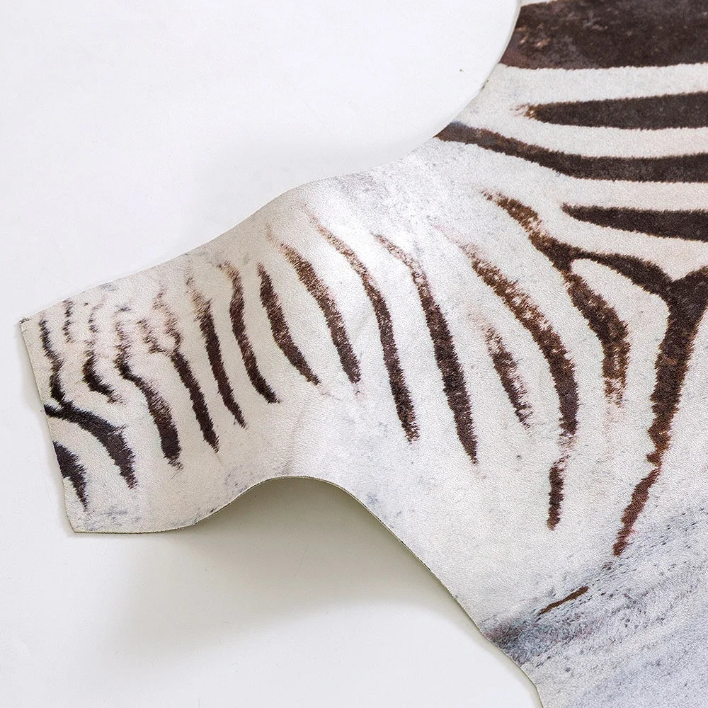 Zebra Print Area Rug