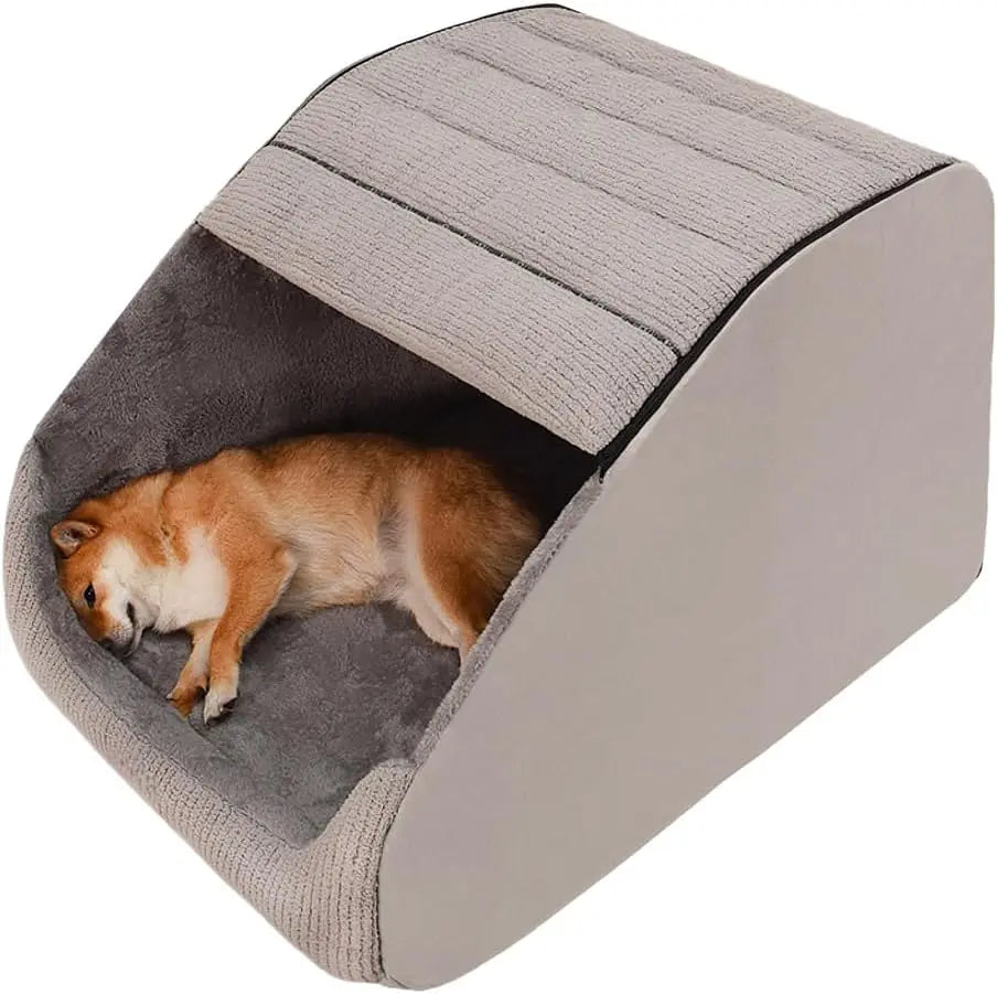 Extra Large Dog Bed House with Memory Foam