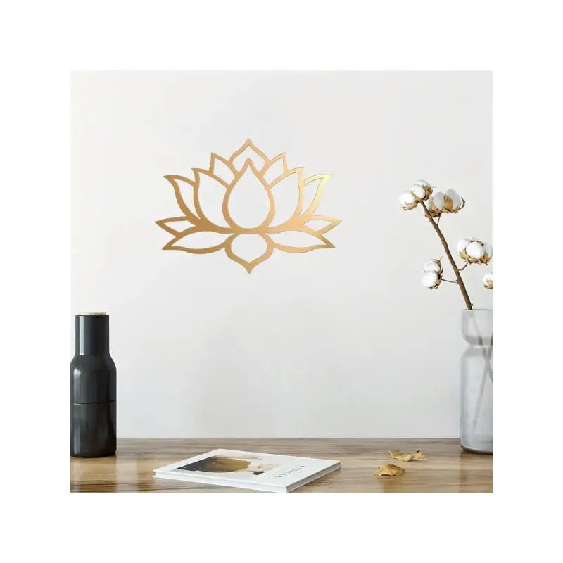 Large Lotus Metal Wall Art