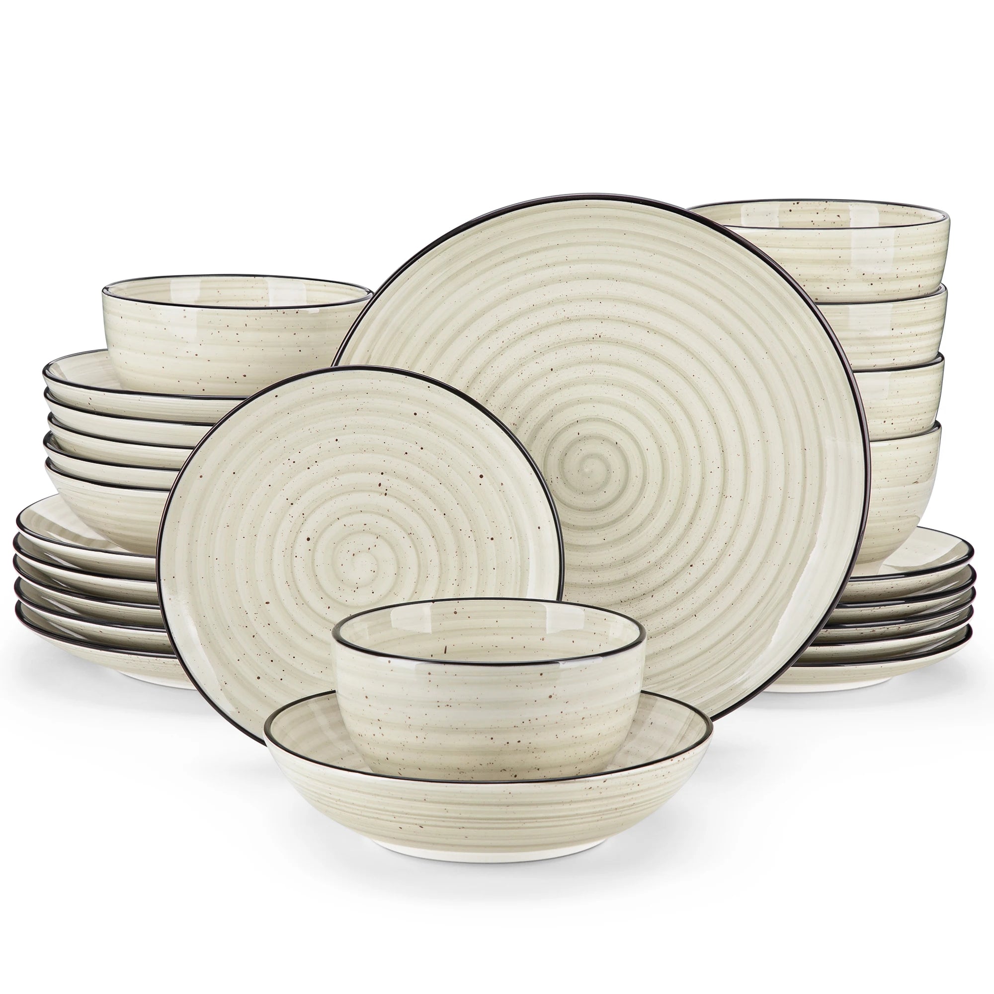 Beige Plates Dinner Sets
