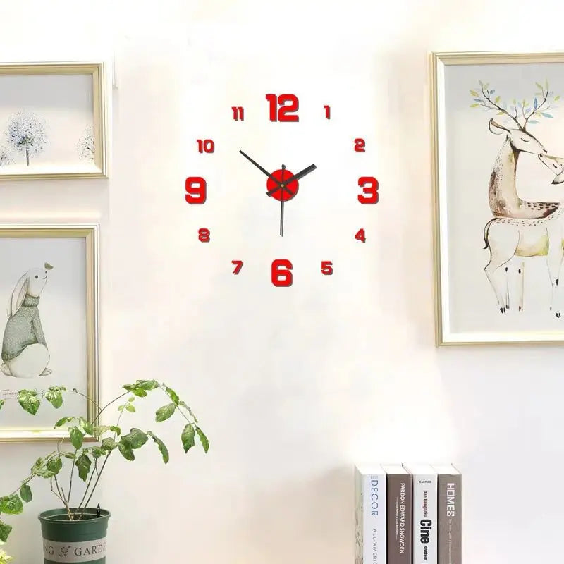 Creative Frame-less DIY Wall Clock