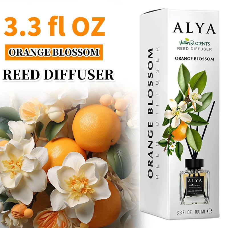 3.3oz Reed Diffuser Set with 14 Scents & 4 Incense Sticks