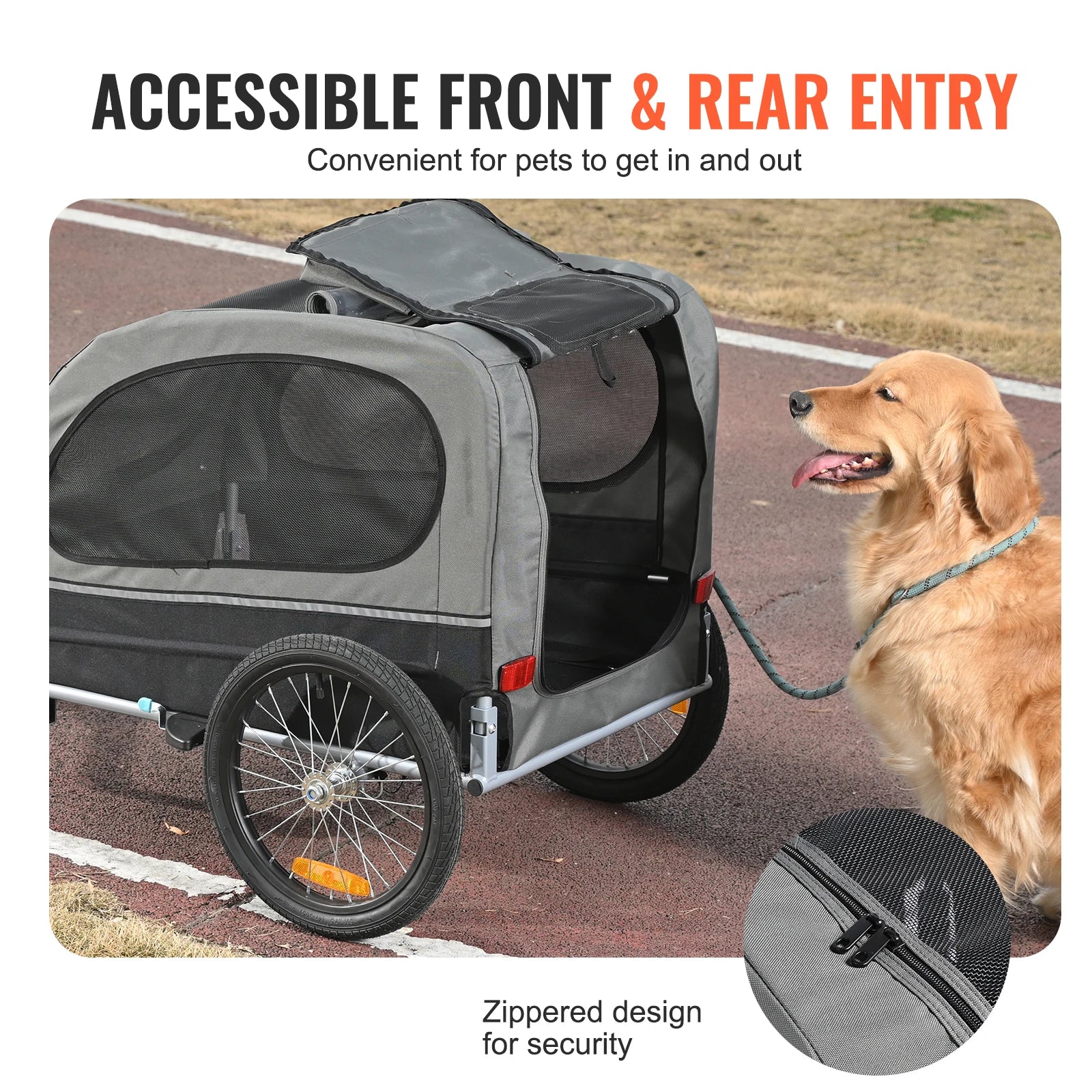 88 lbs Dog Bike Trailer