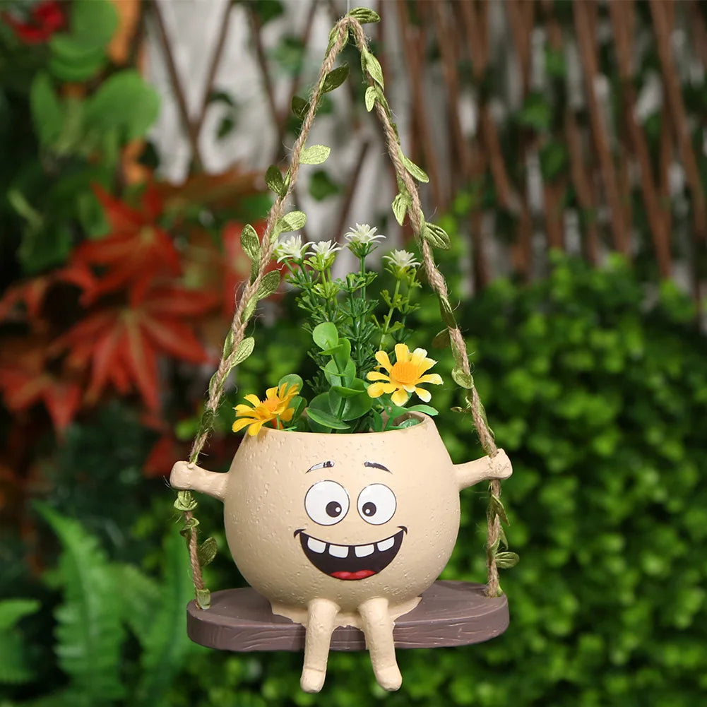 Rocking Chair/Swing Face Planter