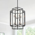8-Lights Lantern Tiered Pendant Light