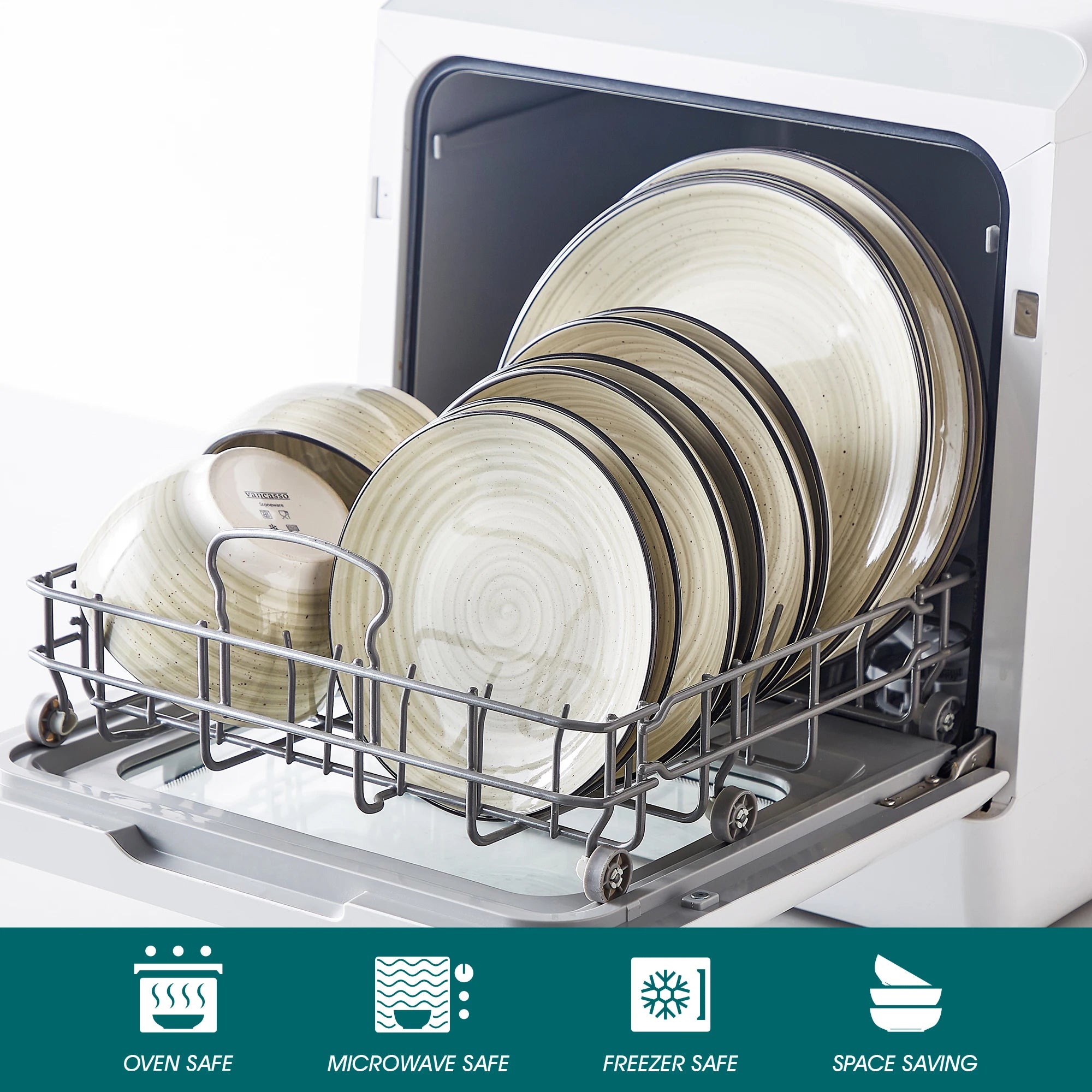 Beige Plates Dinner Sets