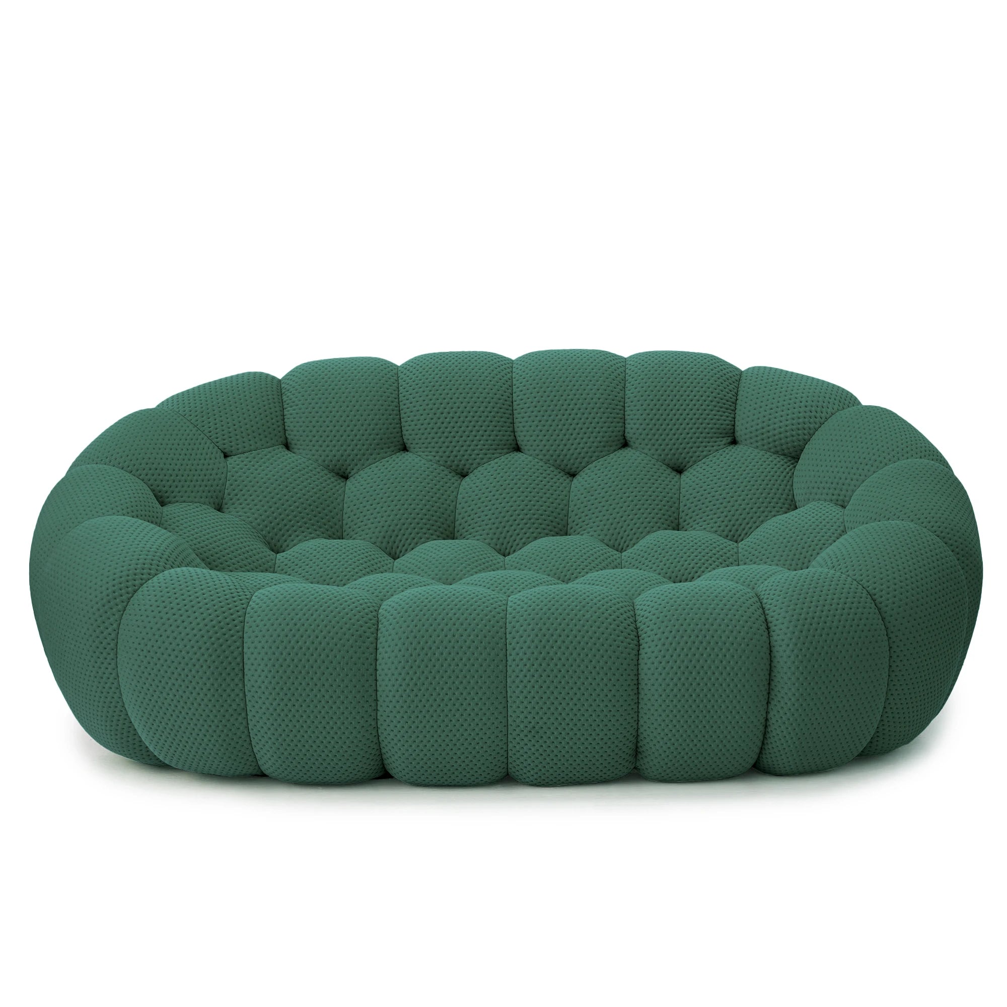 78'' Modern Curved Boneless Sofa