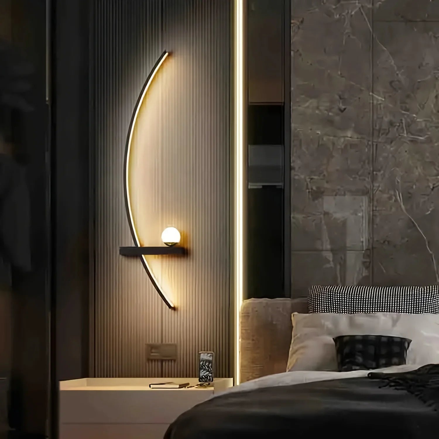 2pcs Modern Adjustable LED Wall Sconce