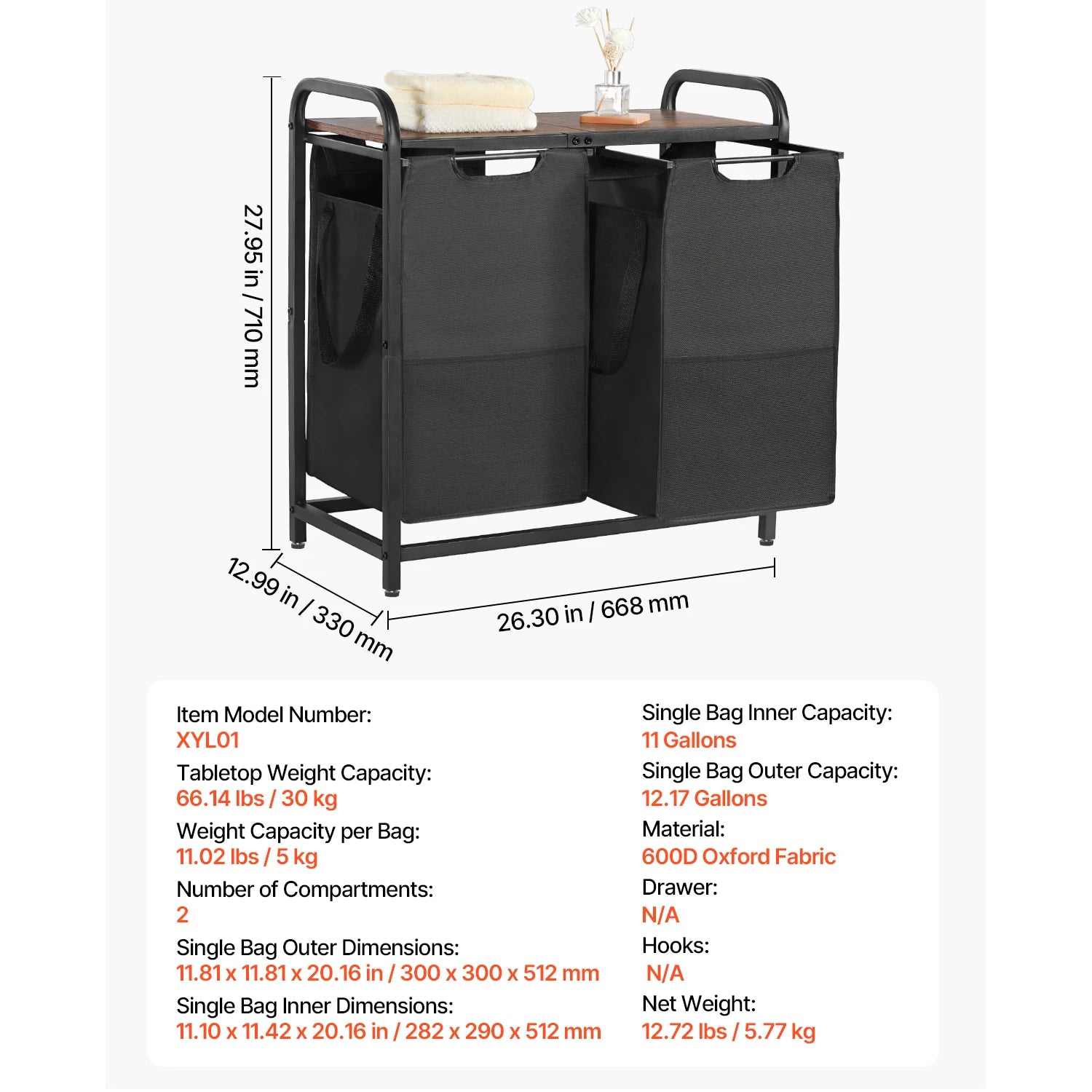 Laundry Sorter Hamper