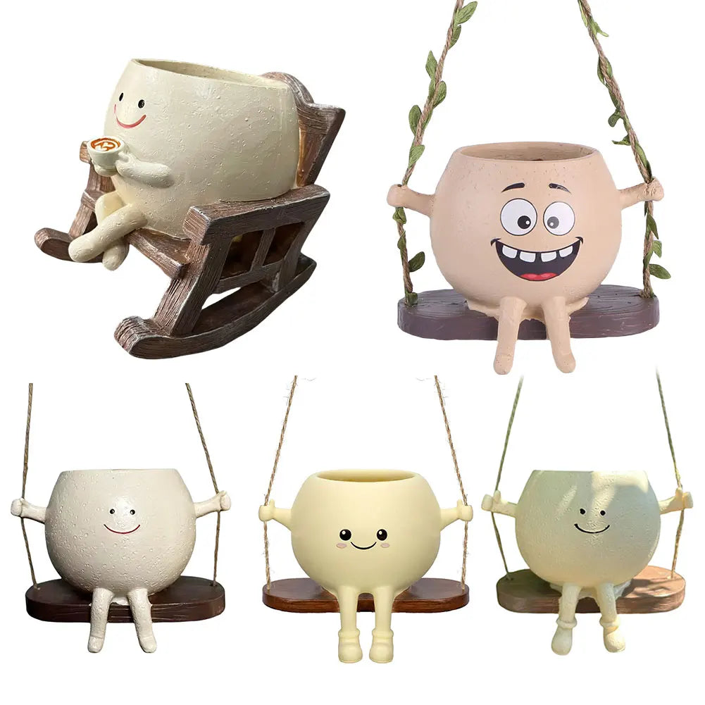 Rocking Chair/Swing Face Planter