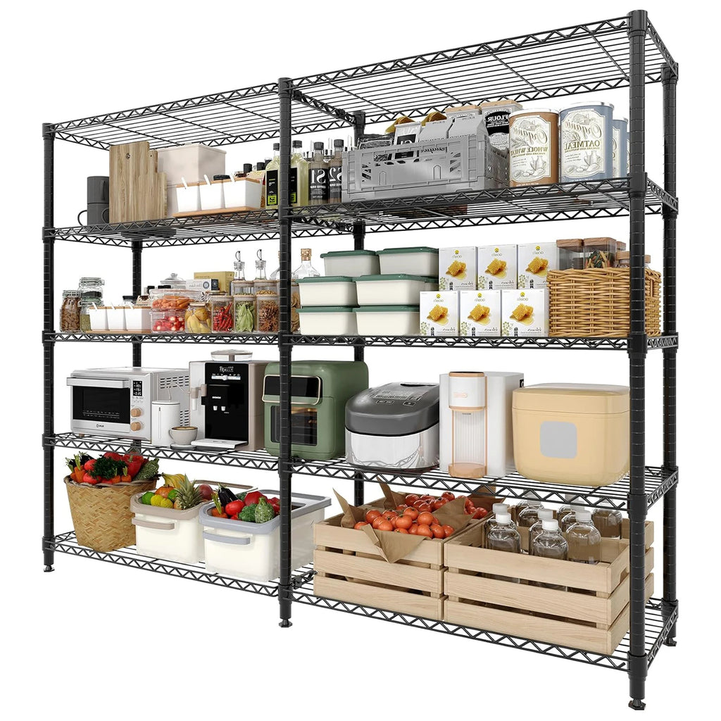Heavy Duty Storage Shelves 4/5 Tiers Metal Shelving