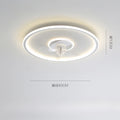 Ceiling Fan Lamp with LED Light Remote Control