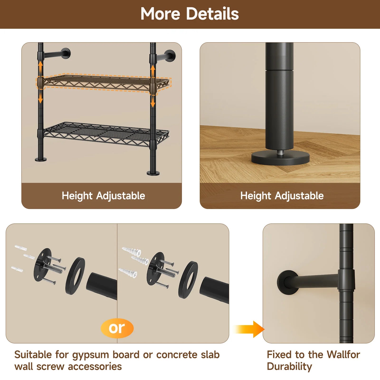 Wall Mounted Industrial Pipe  Clothes Rack