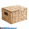 Natural Hyacinth Basket with Lid