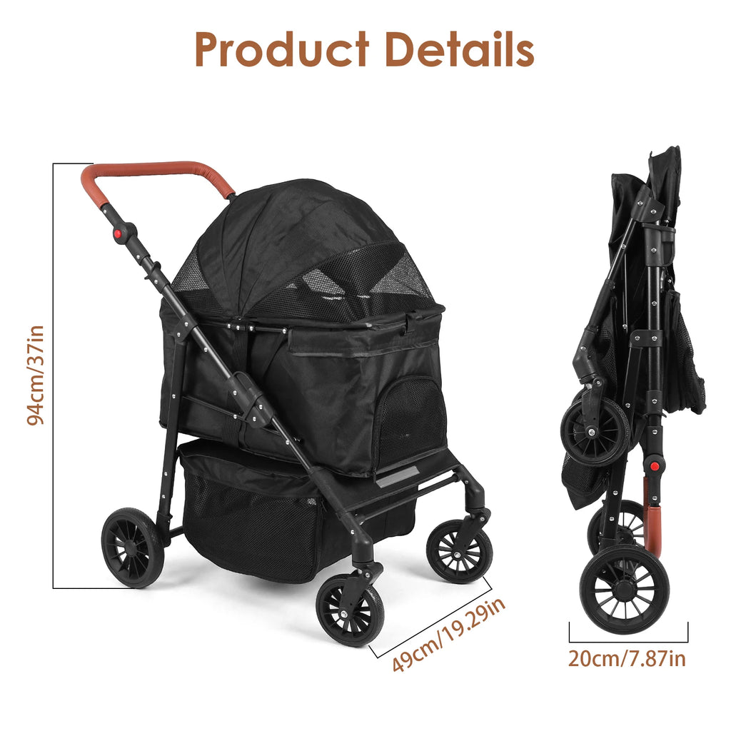 Foldable Pet Cart