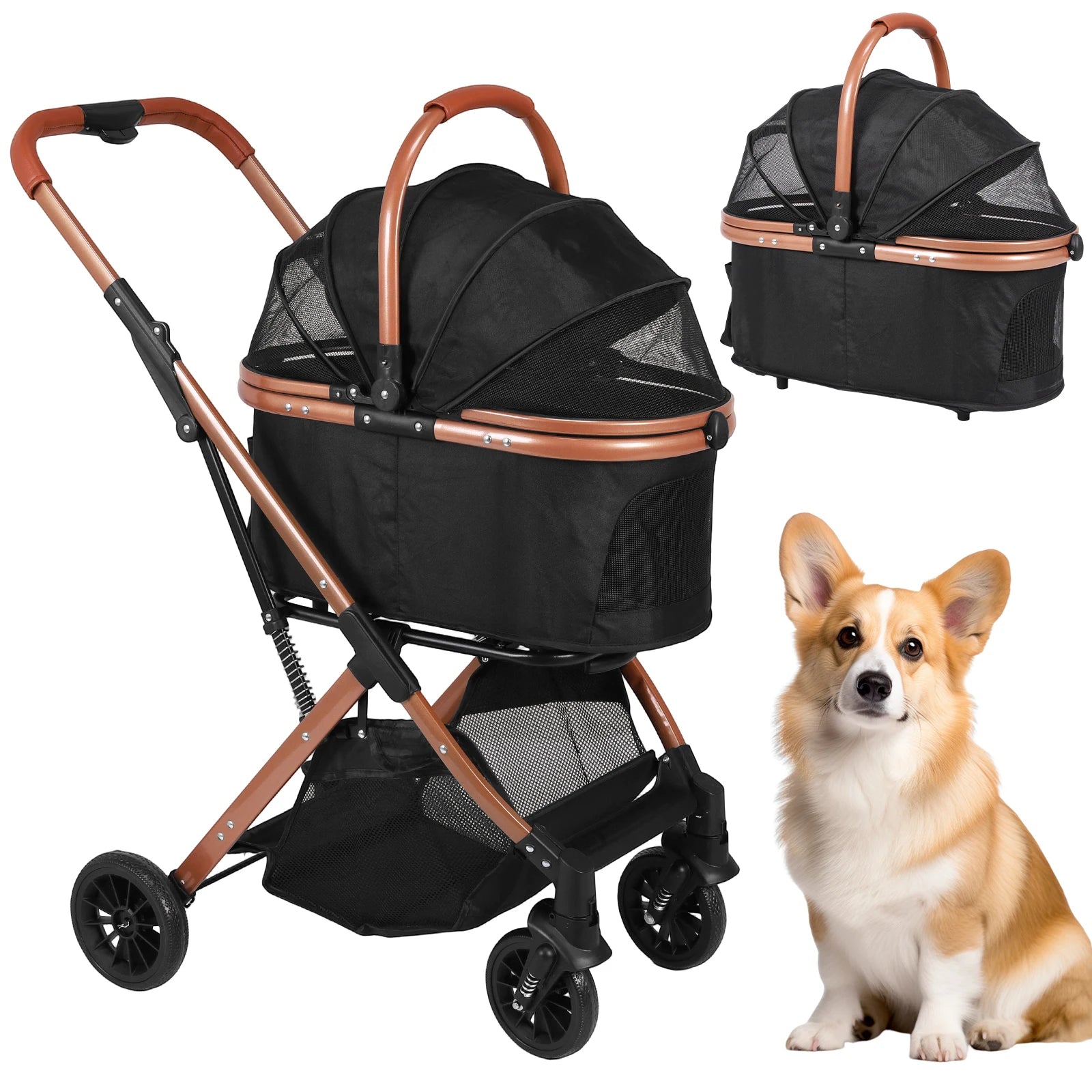 Puppy Cage Jogger Stroller