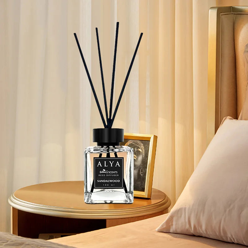 3.3oz Reed Diffuser Set with 14 Scents & 4 Incense Sticks