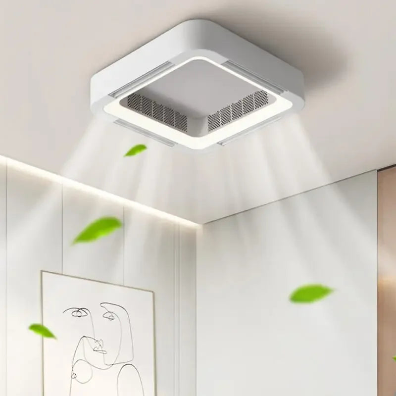 Ceiling Fan Lamp with LED Light Remote Control