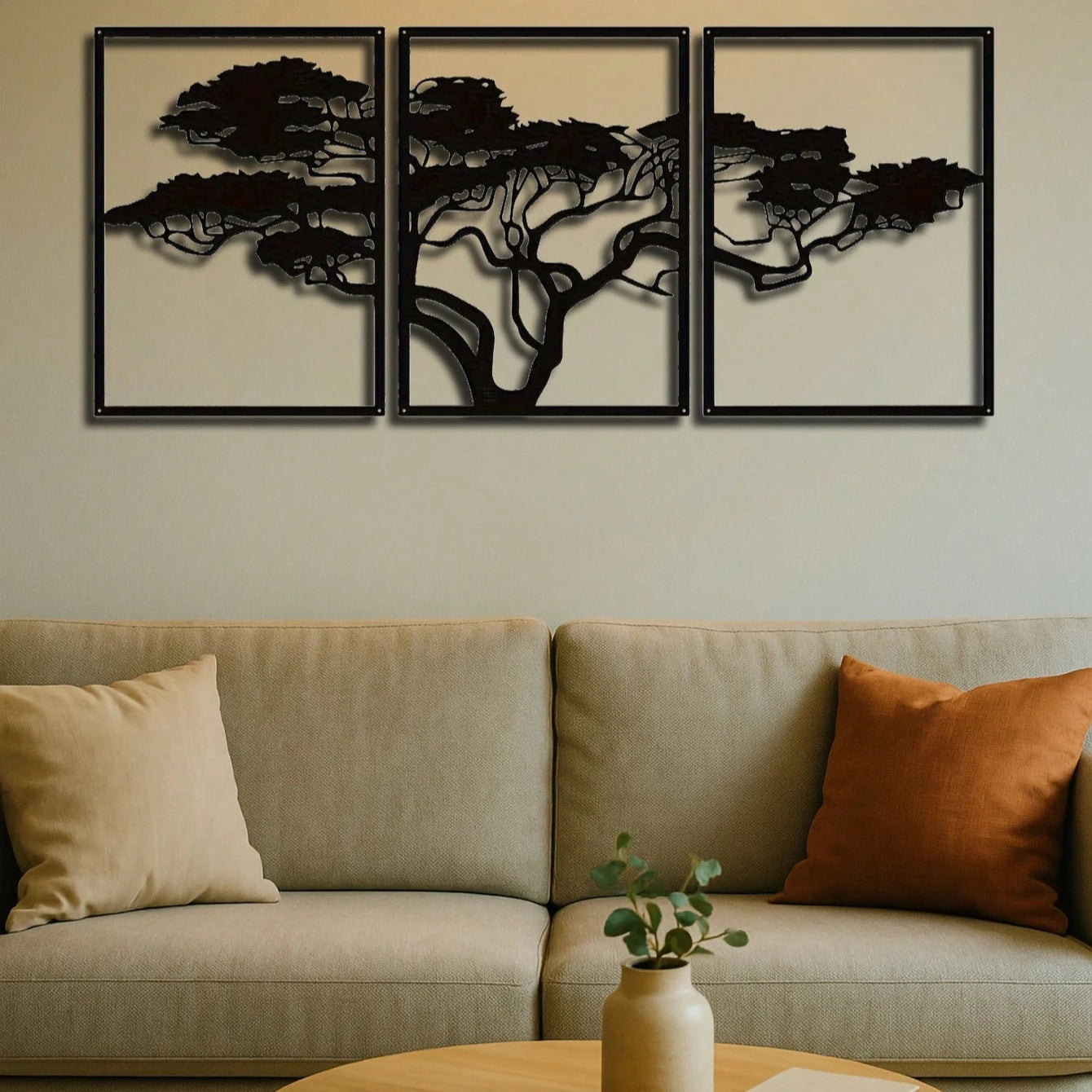 Baobab Tree Metal Wall Art