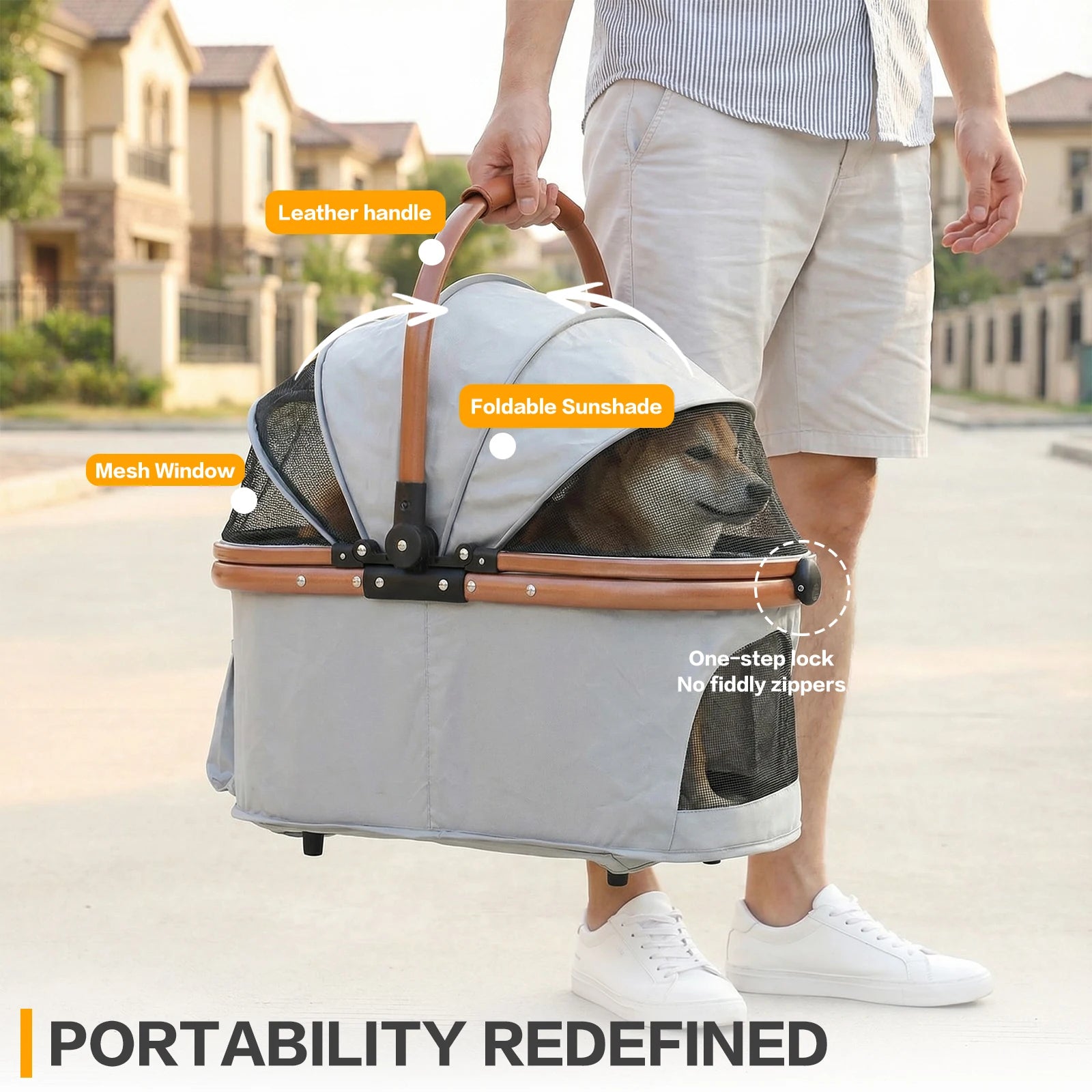 Puppy Cage Jogger Stroller