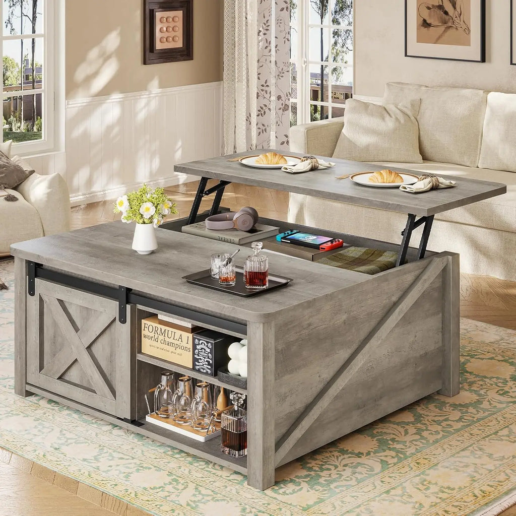 Lift Top Coffee Table with Storage