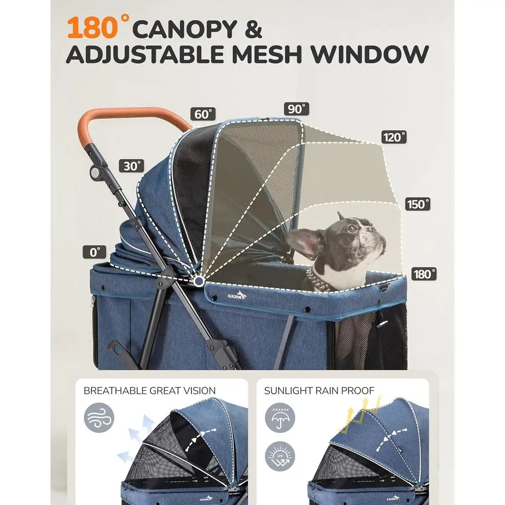 Extra Large Foldable Pet Stroller